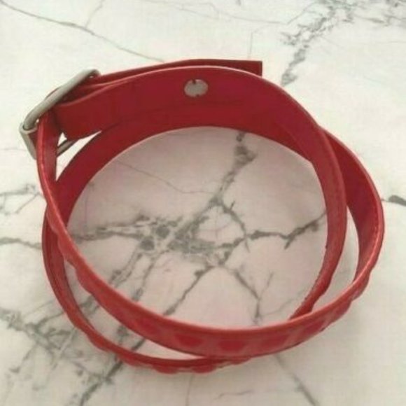 Balenciaga Grommet Triple Wrap Leather Bracelet - Picture 6 of 7